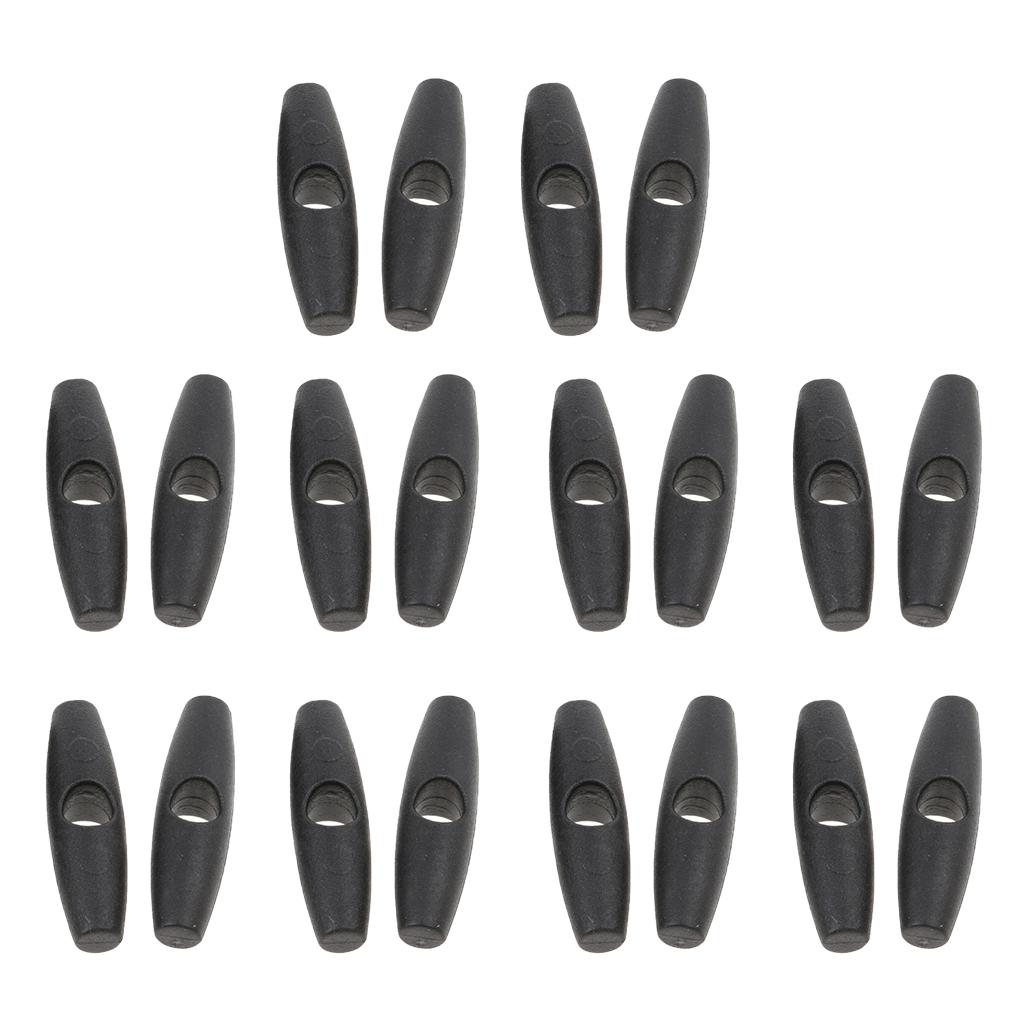 20x Camping Awning Tent Fly Roll Up Buckle Tent Inner Duffle Toggle Stopper