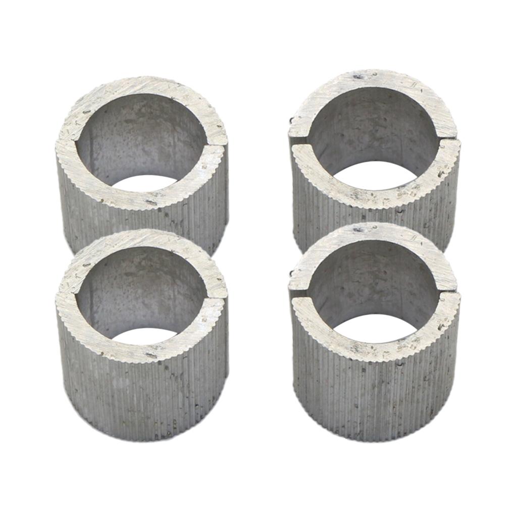 16pcs 7/8 Handlebars to 1" Mounts Risers Clamps Conversion Shims Spacers "