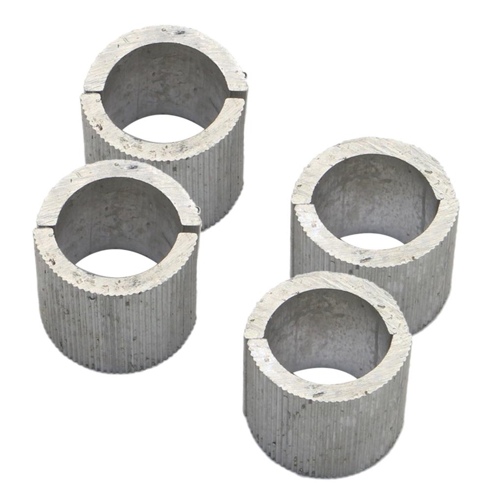 16pcs 7/8 Handlebars to 1" Mounts Risers Clamps Conversion Shims Spacers "