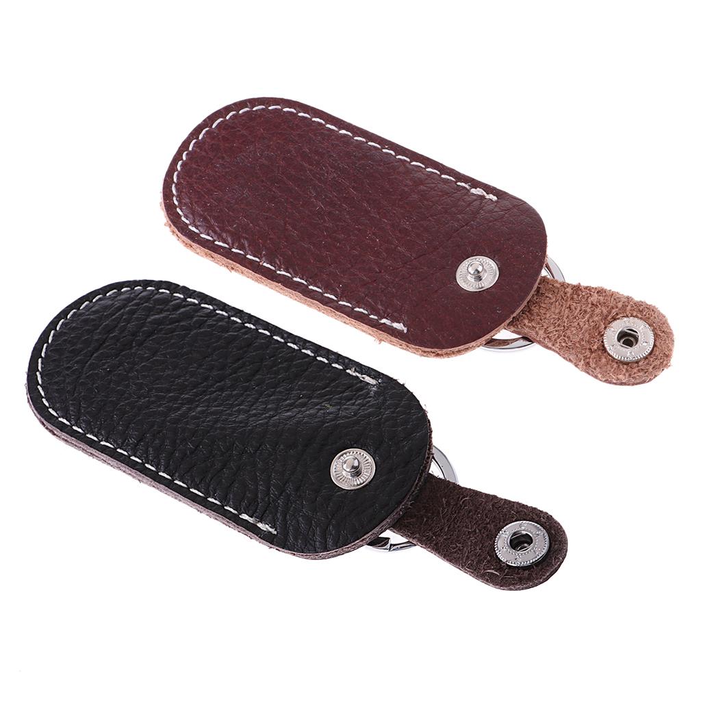 2x U Disk Storage Bag USB Flash Drives Carrying Holder Coin Bag Black+Brown