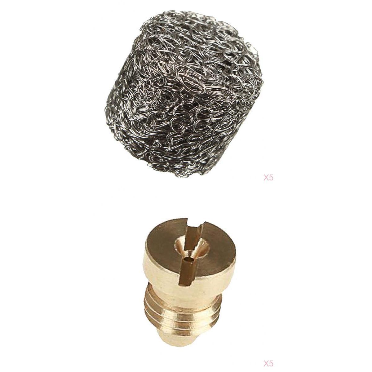 10Pcs Snow Foam Lance Mesh Gauze Filter Foam Nozzle Generator 1.1mm Brass