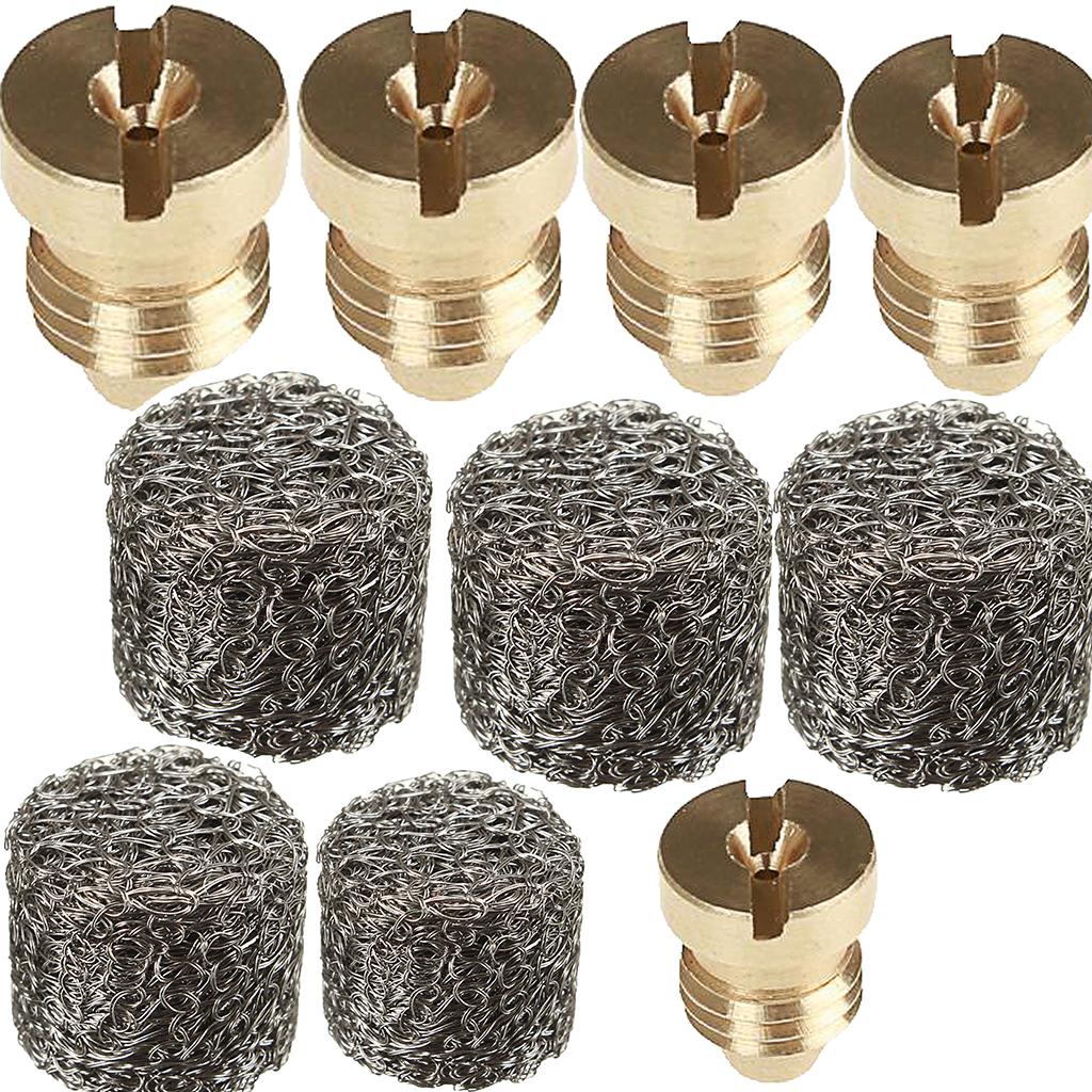 10Pcs Snow Foam Lance Mesh Gauze Filter Foam Nozzle Generator 1.1mm Brass