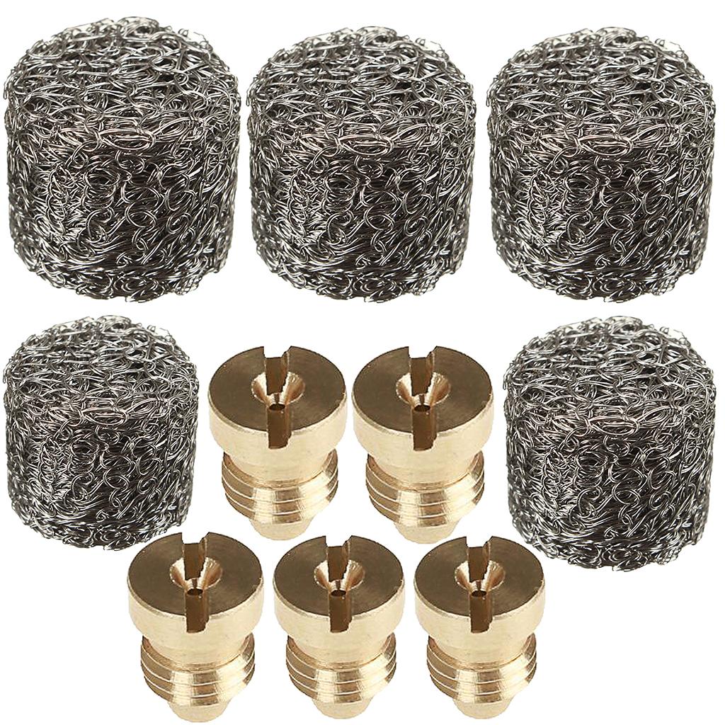 10Pcs Snow Foam Lance Mesh Gauze Filter Foam Nozzle Generator 1.1mm Brass