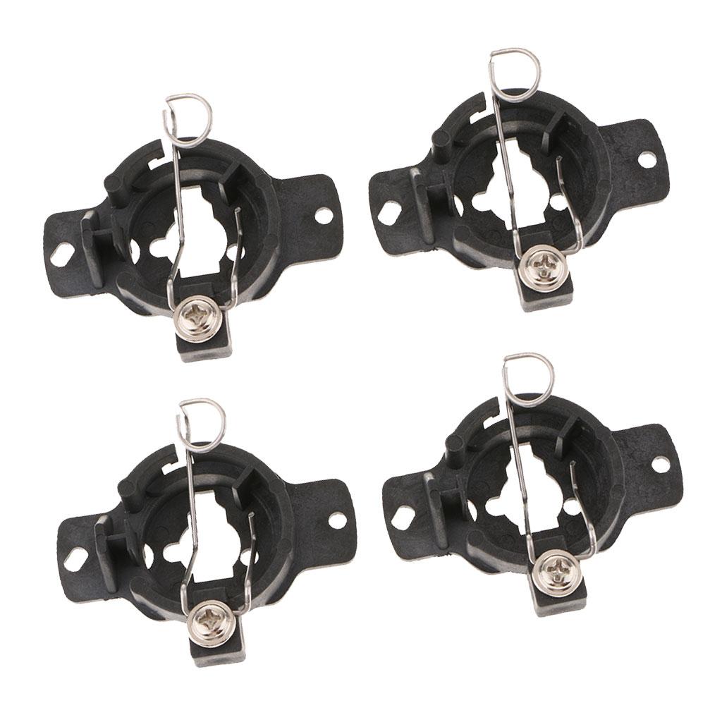 4pcs H1 HID Xenon Bulbs Conversion Adapters Holders For Mercedes S320 320