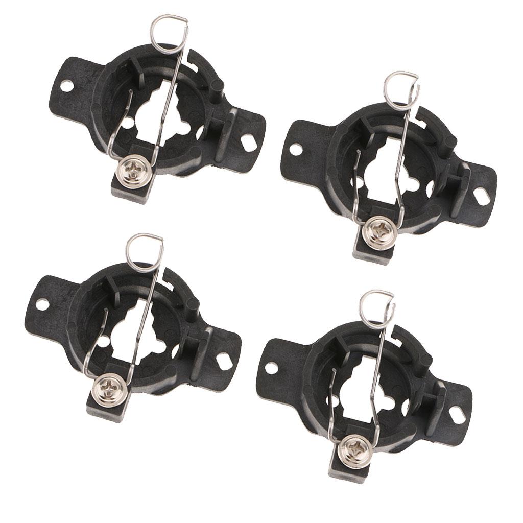 4pcs H1 HID Xenon Bulbs Conversion Adapters Holders For Mercedes S320 320