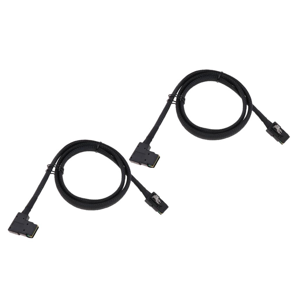 2xMini SAS Cable 36PIN SFF8087 To 8087 SAS HDD Hard Drive Adapter Cable 70cm