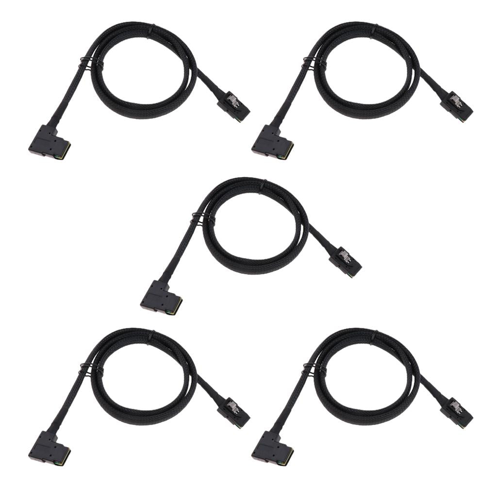 5xMini SAS Cable 36PIN SFF8087 To 8087 SAS HDD Hard Drive Adapter Cable 70cm