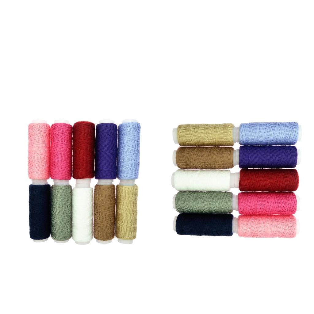 20pcs/Set Assorted Colors Polyester Sewing Threads Quilting All Purpose