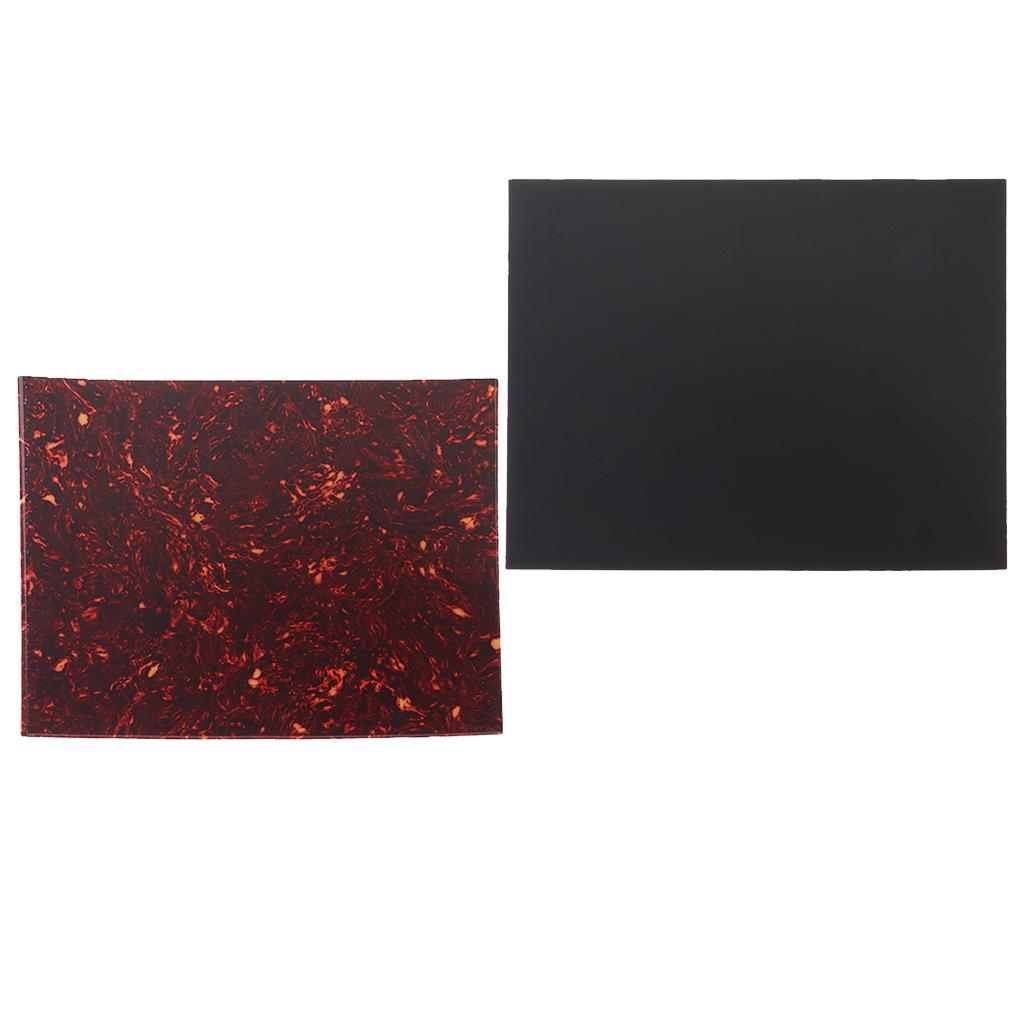 2pcs Self Adhesive Pickguard Sheet Scratch Plate for Acoustic Folk Guitar