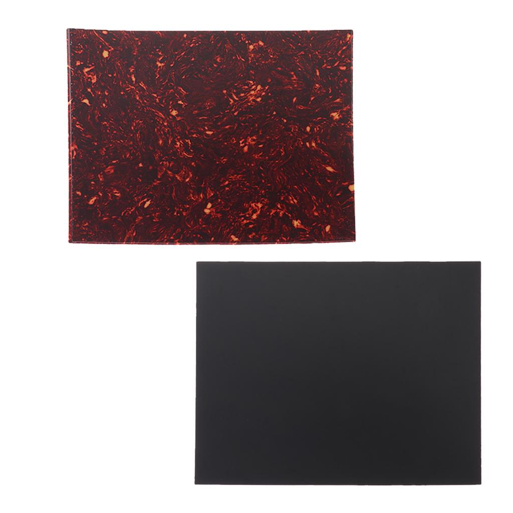 2pcs Self Adhesive Pickguard Sheet Scratch Plate for Acoustic Folk Guitar