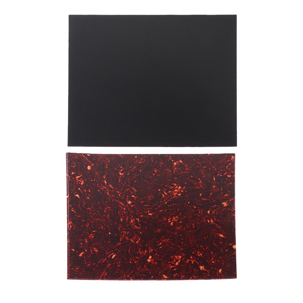 2pcs Self Adhesive Pickguard Sheet Scratch Plate for Acoustic Folk Guitar