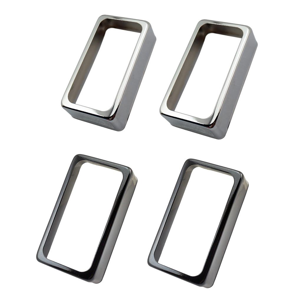 4pcs Double Coil Humbucker Pickup Covers for Electric Guitar Replacement