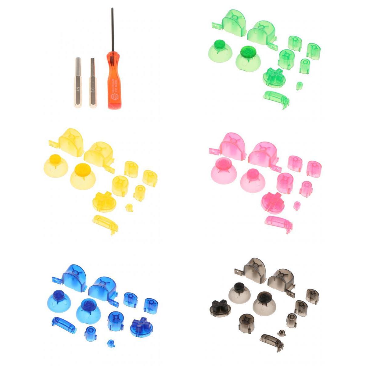 5 Set ABXY Button+Thumbsticks D-pad Mod Kit for Nintendo NGC #5 +Repair Tool