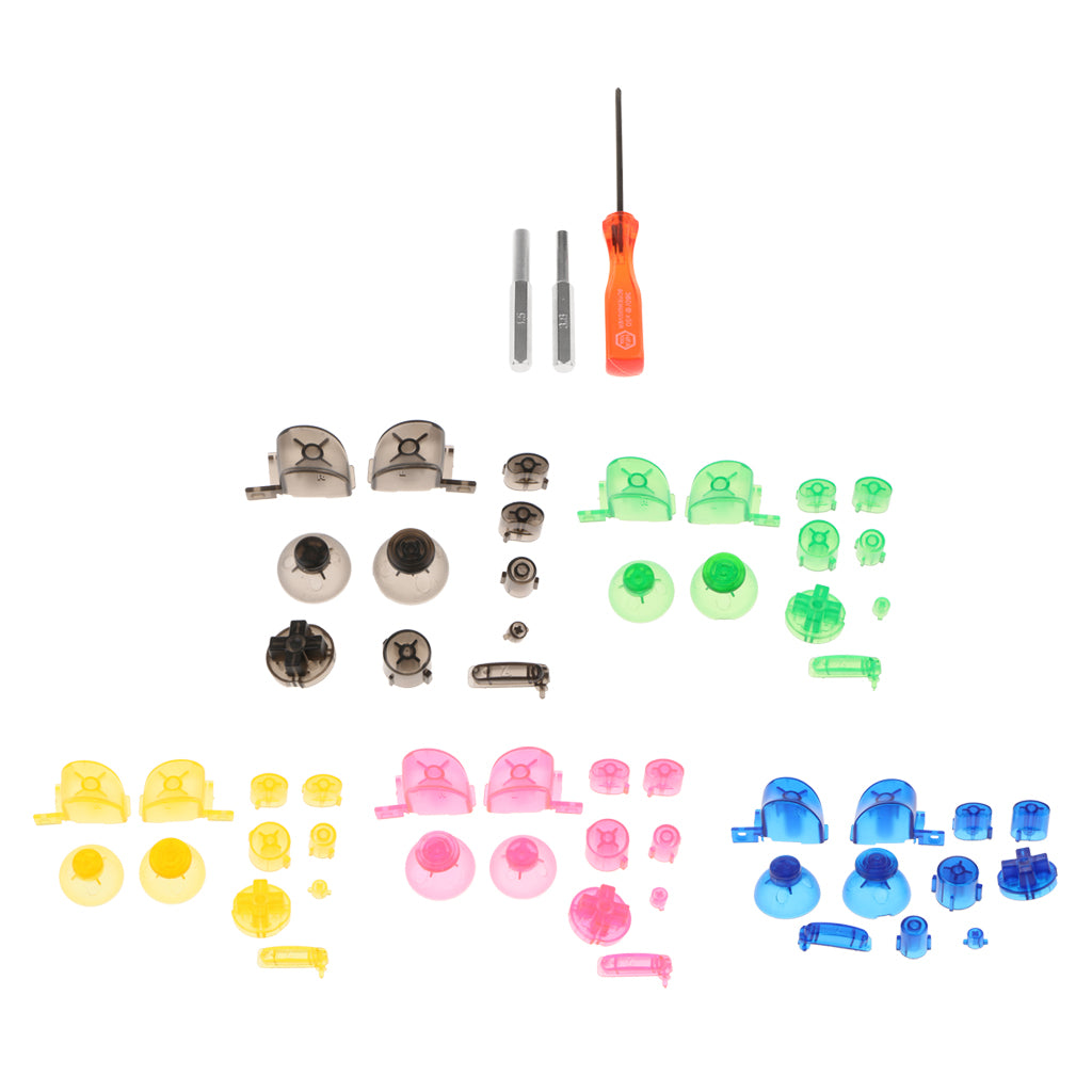 5 Set ABXY Button+Thumbsticks D-pad Mod Kit for Nintendo NGC #5 +Repair Tool