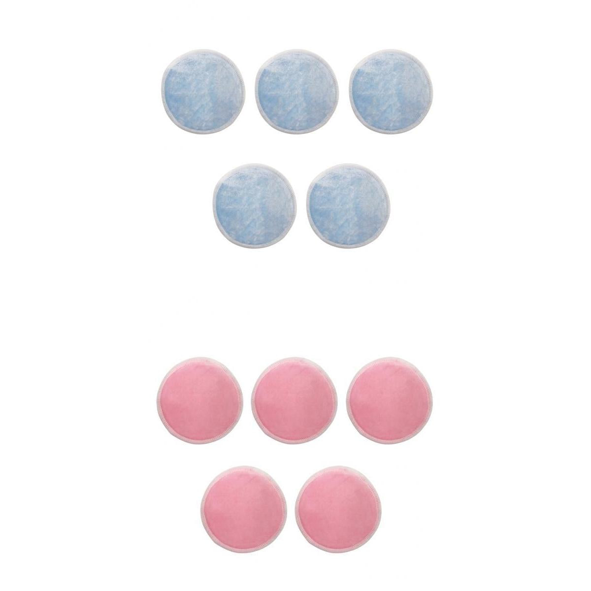 10 Pieces 8cm Reusable Round Bamboo Cotton Facial Makeup Remover Pads