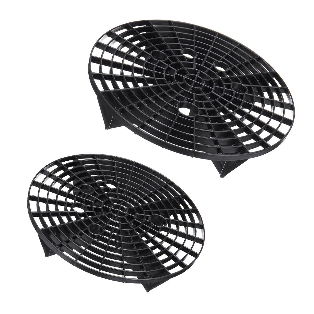 2Pcs Car Wash Water Bucket Filter Anti Scratch Tool 26CM+23.5CM