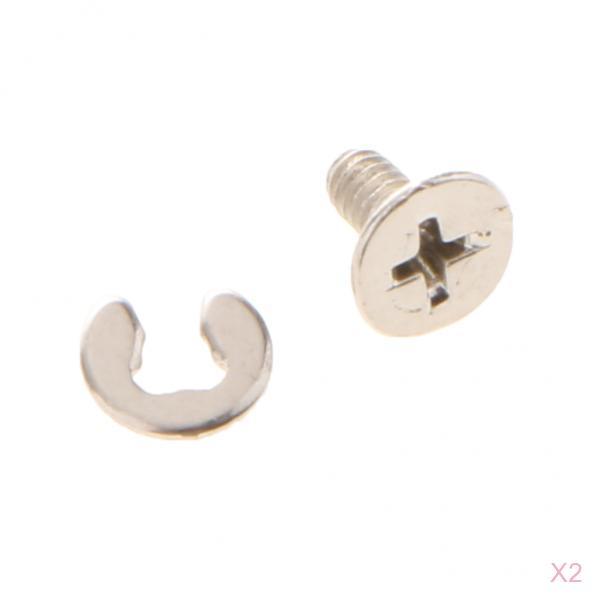 2Set For Nintendo New 3DS XL LL Battery Back Cover Screws Secure Bolt Repair