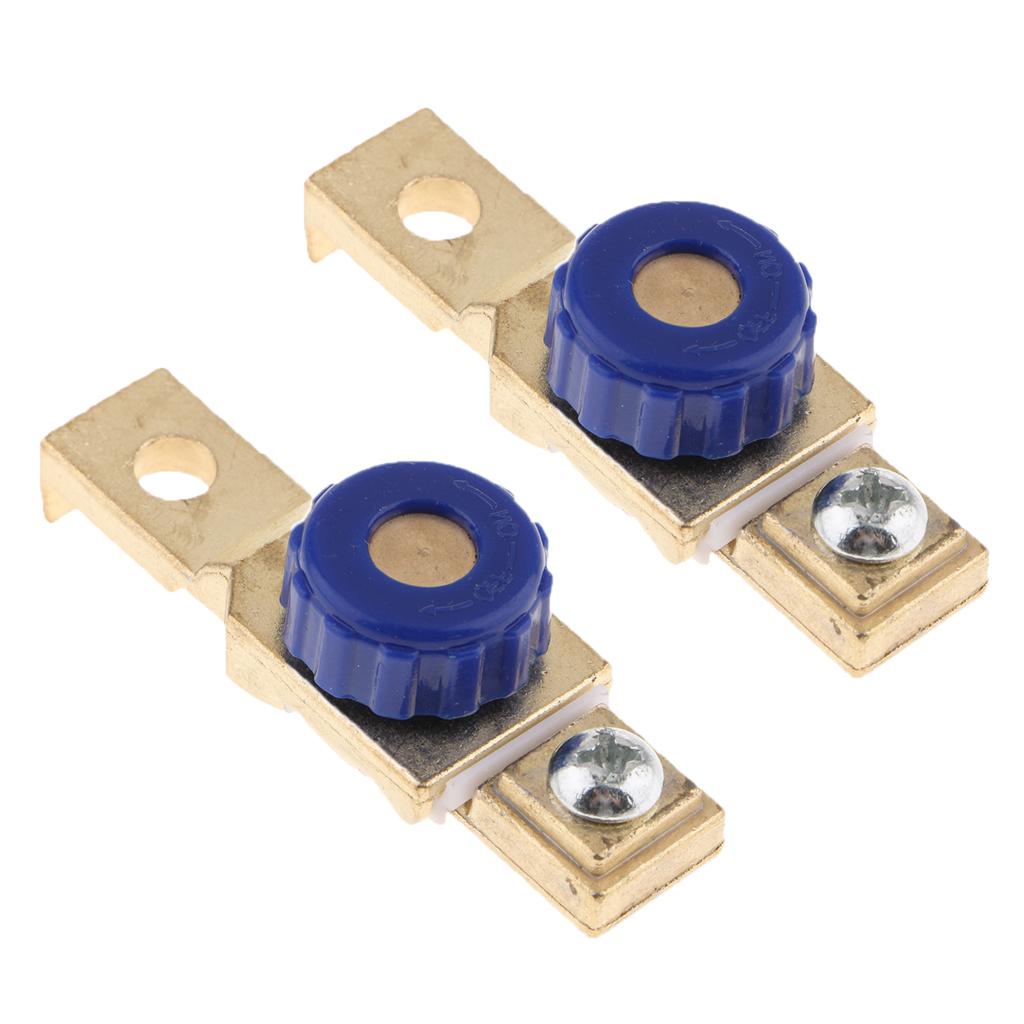 2PCS Motor Battery Power Cut Off Switch Terminal Link Disconnect Isolator
