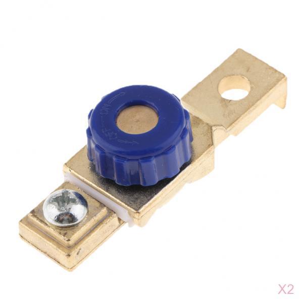 2PCS Motor Battery Power Cut Off Switch Terminal Link Disconnect Isolator
