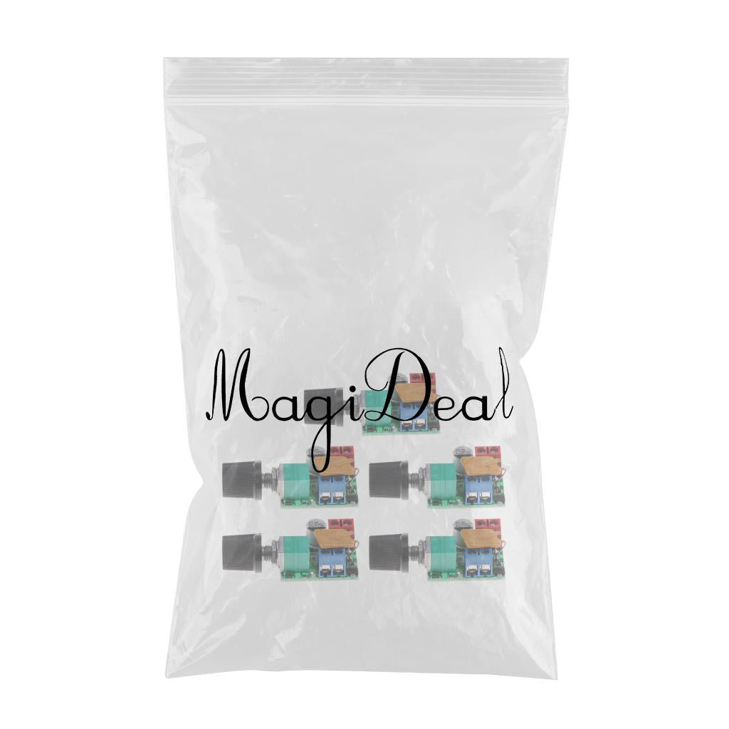 5PCS Mini DC 3V-35V 5A Motor PWM Speed Controller Control Switch LED Dimmer