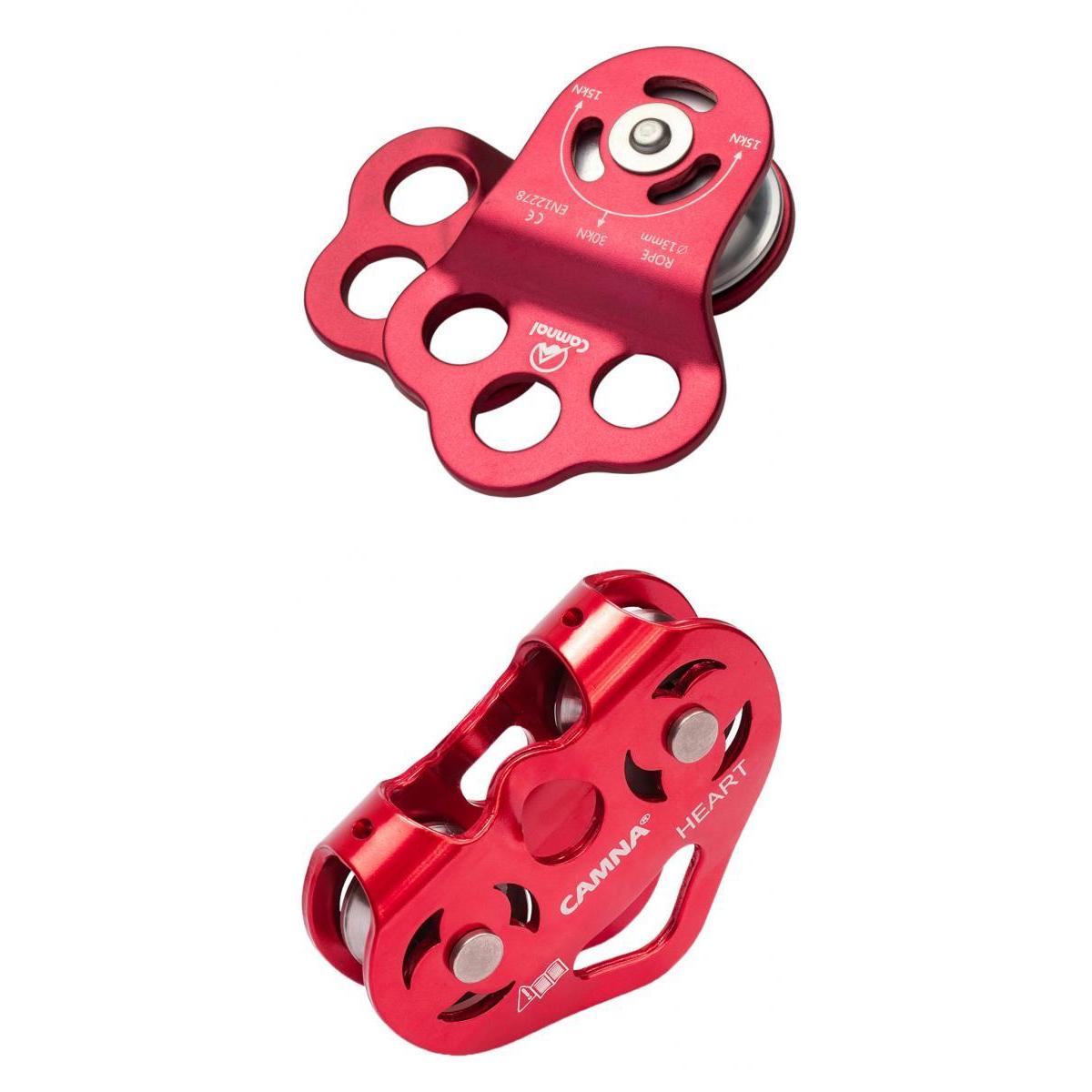 30KN Fixed Side Single Climbing Zip Line 13mm Rope Wire Cable Trolley Pulley