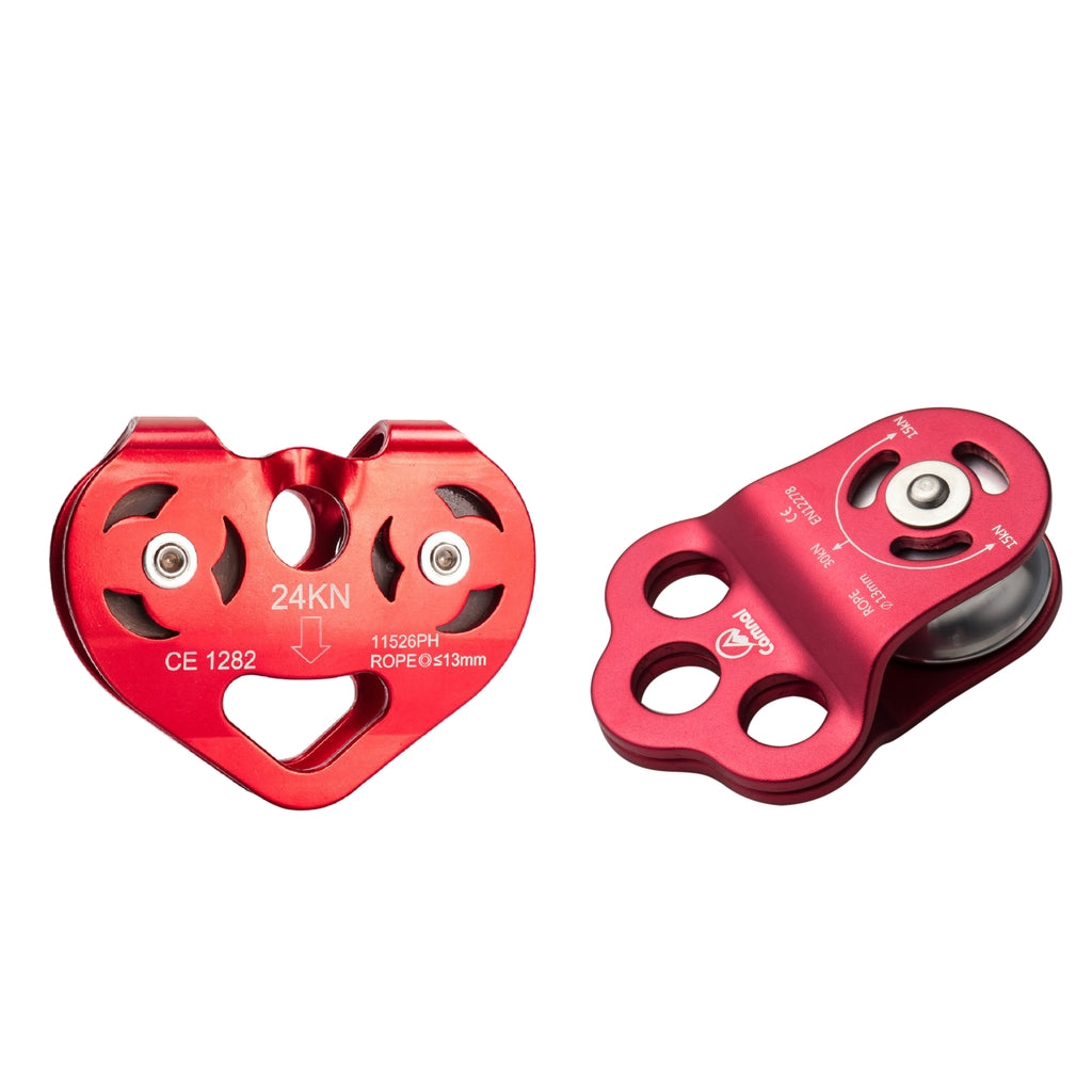 30KN Fixed Side Single Climbing Zip Line 13mm Rope Wire Cable Trolley Pulley