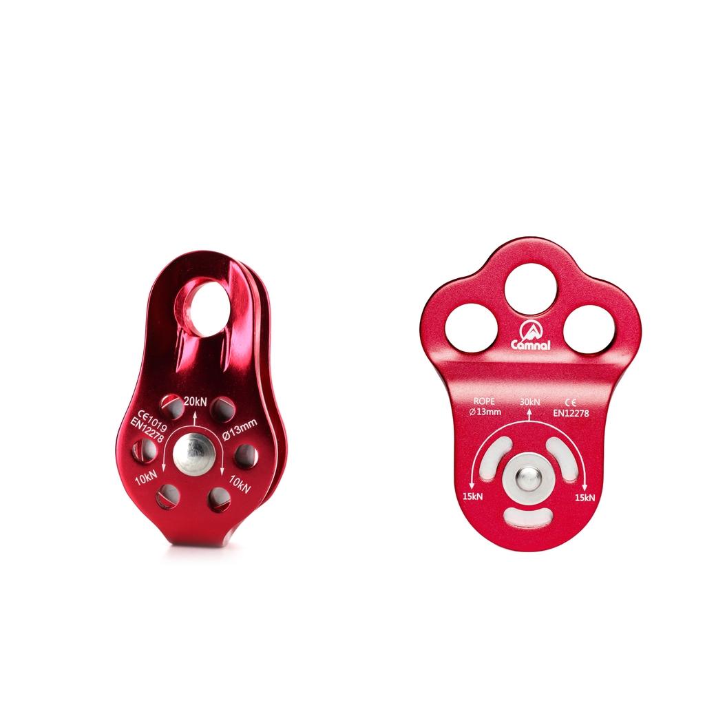 20KN 30KN General Purpose Fixed Side Single Climbing Pulley for 13mm Rope
