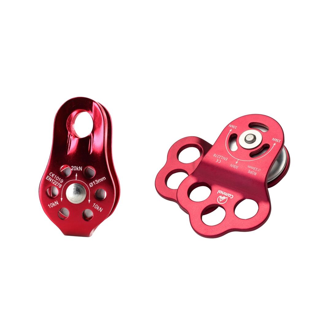 20KN 30KN General Purpose Fixed Side Single Climbing Pulley for 13mm Rope