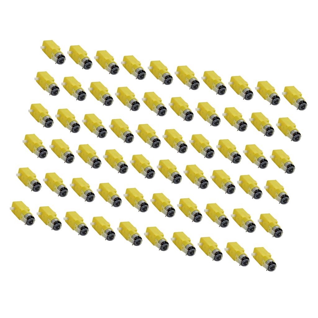 60 Pieces Intelligent Car TT Motor Launch Smart Car Gear Motor for