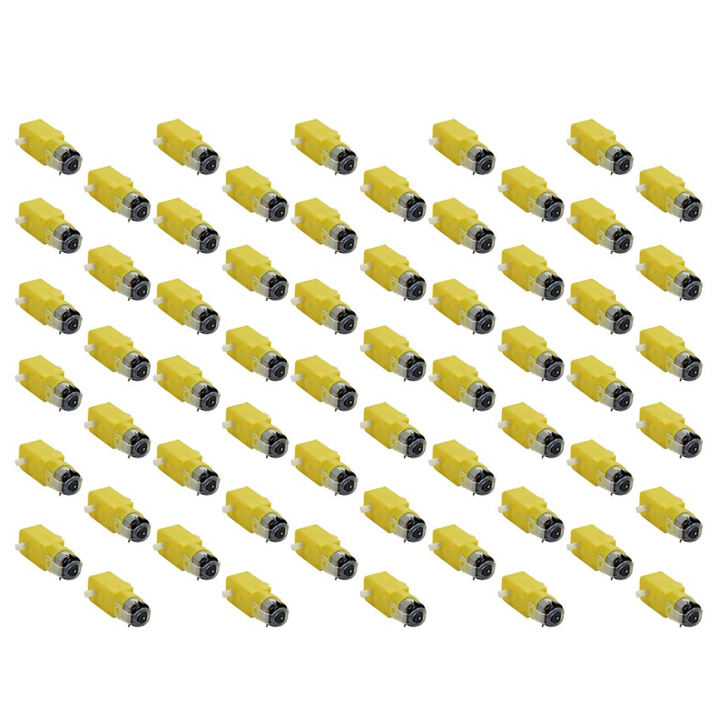 60 Pieces Intelligent Car TT Motor Launch Smart Car Gear Motor for