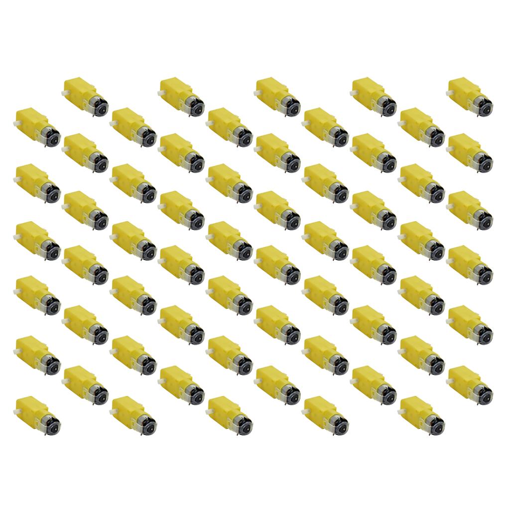 60 Pieces Intelligent Car TT Motor Launch Smart Car Gear Motor for