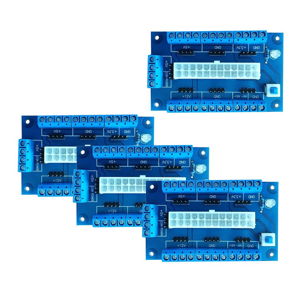 4Piece 24/20-Pin ATX PC Power Desktop Power Module Adapter