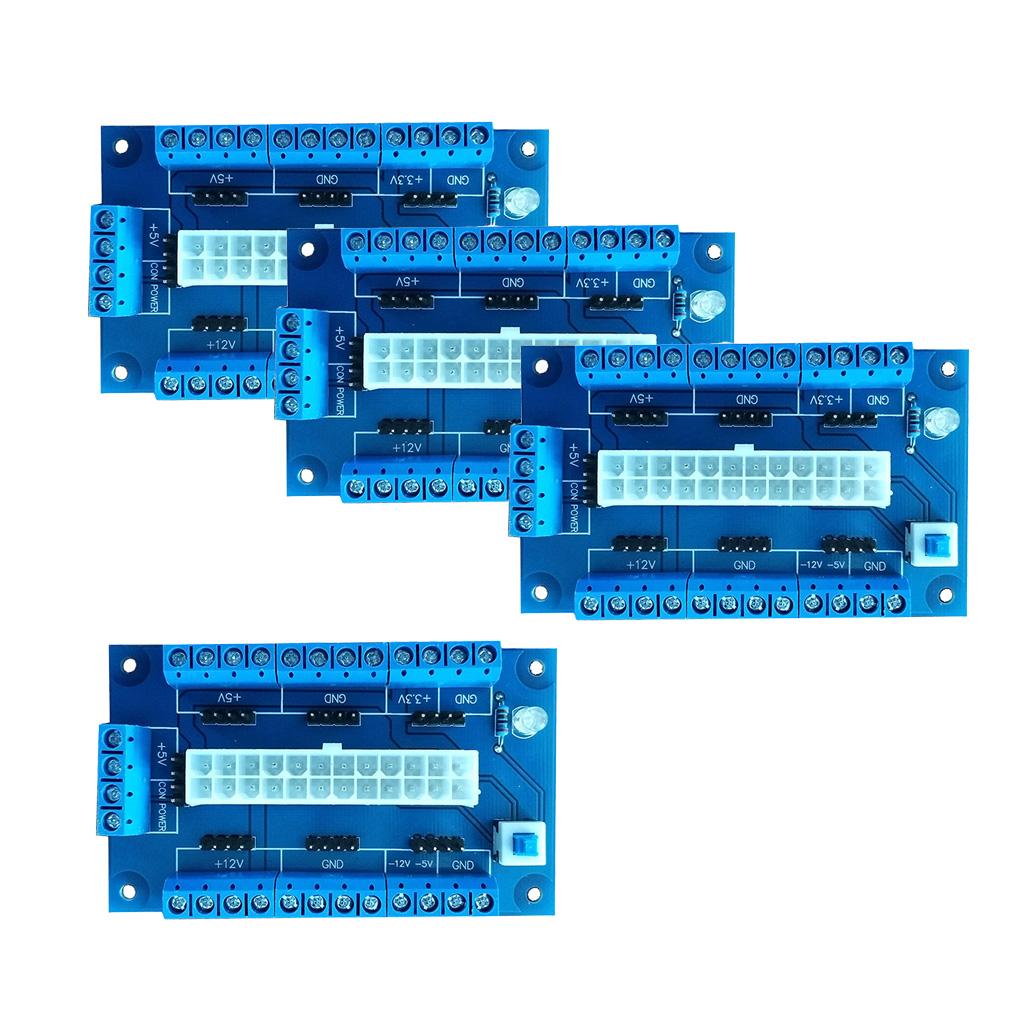 4Piece 24/20-Pin ATX PC Power Desktop Power Module Adapter