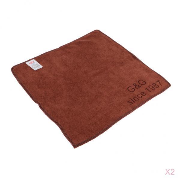 2pcs Micro Fiber Pool Cue Cleaning Towel Cloth Cleaner Care Kit Accessories