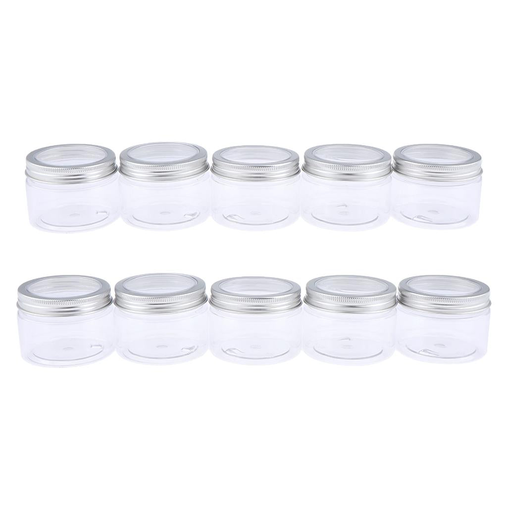 10x Makeup Pot Empty Cosmetic Jars Lotion Cream Gel Containers 120ml 50ml