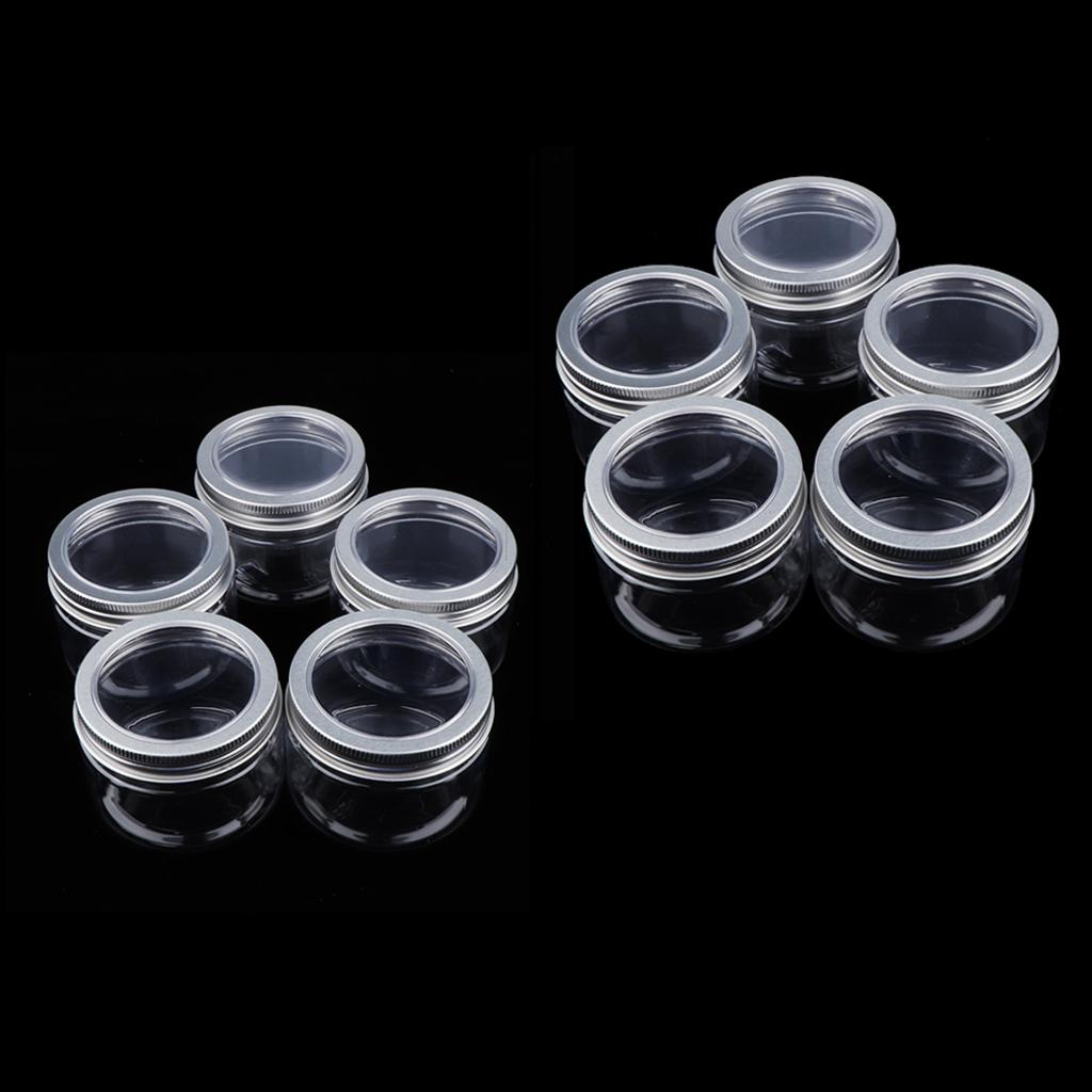 10x Makeup Pot Empty Cosmetic Jars Lotion Cream Gel Containers 120ml 50ml