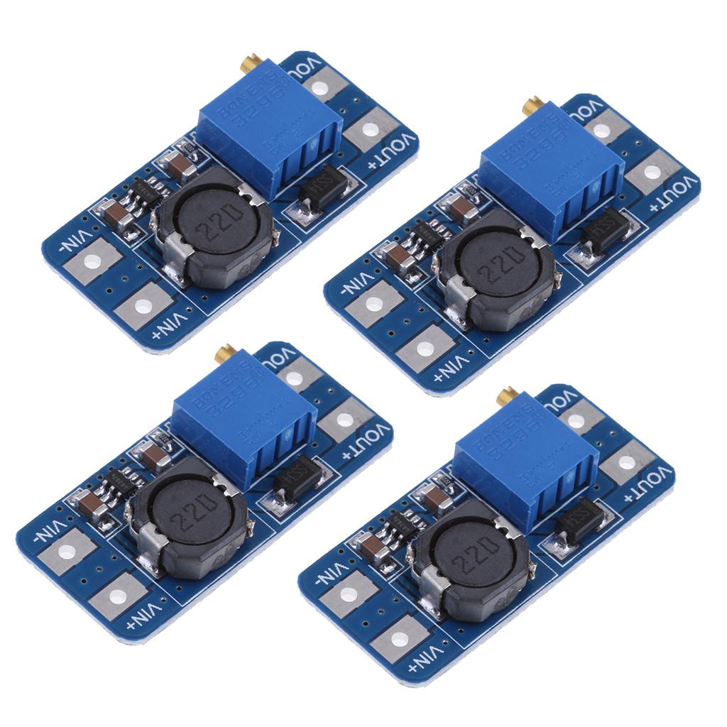 4PCS 2A DC-DC Step Up Power Supply Booster Power Module for