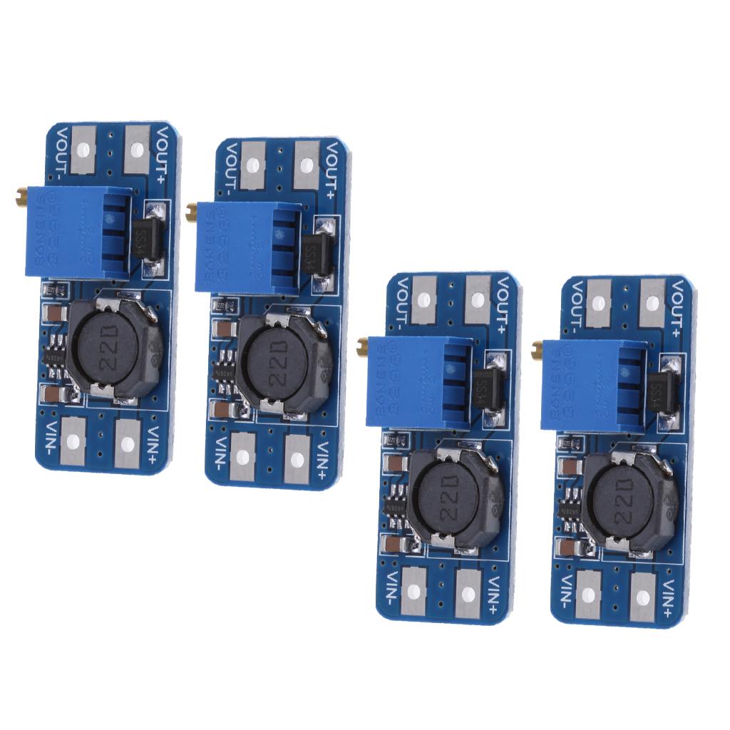 4PCS 2A DC-DC Step Up Power Supply Booster Power Module for