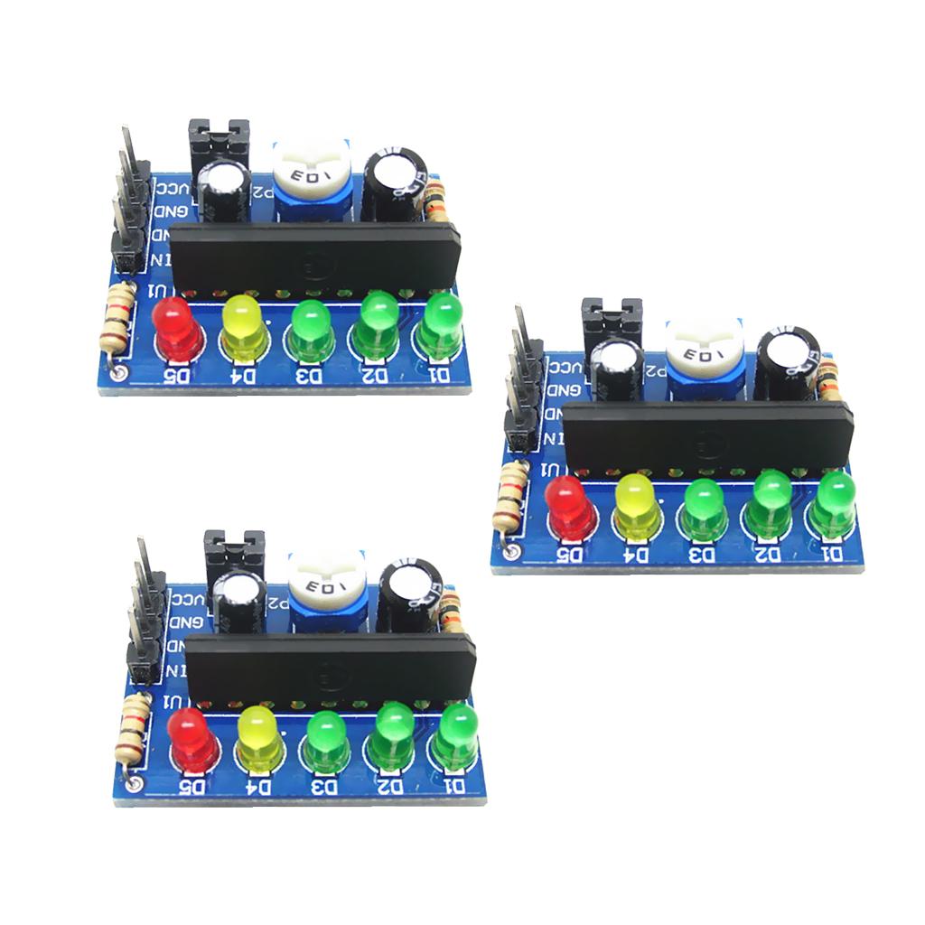 3Piece Power Level Indicator Battery Pro Audio Level Indicator Module