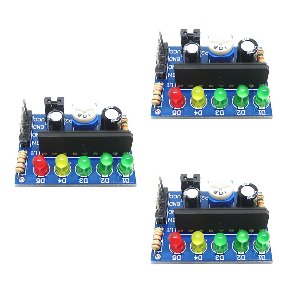 3Piece Power Level Indicator Battery Pro Audio Level Indicator Module