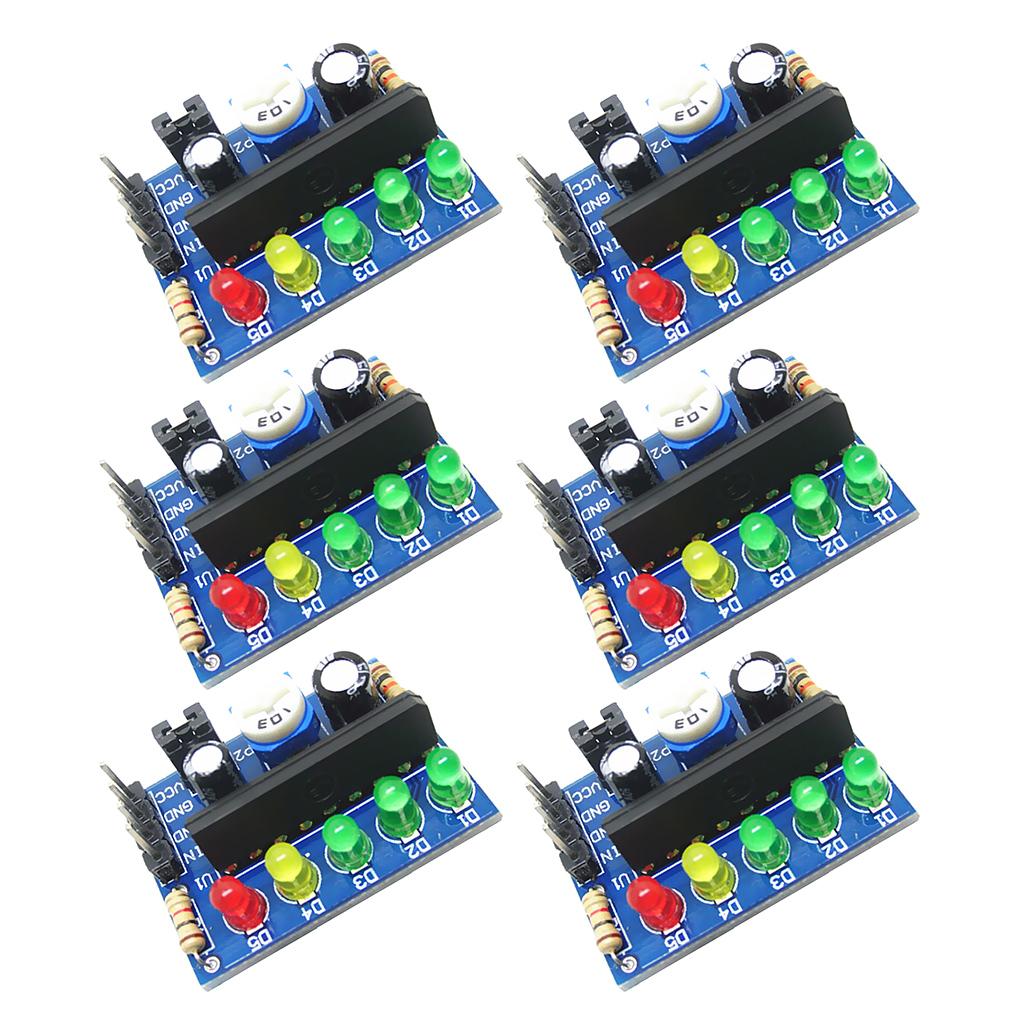 6Piece Power Level Indicator Battery Pro Audio Level Indicator Module