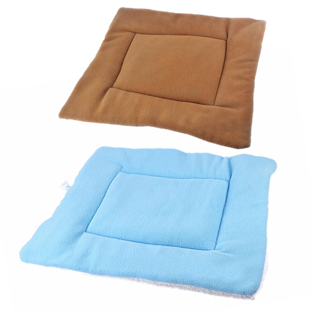 2pc Pet Dog Cat Sleep Mat Kennel Pad Puppy House Crate Nest Bed Cushion