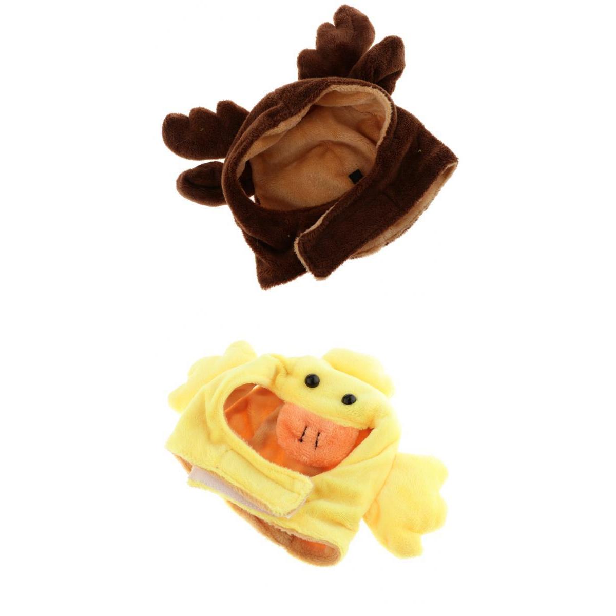 2pcs Cute Pet Costume Hat Cap for Puppy Teddy Small Dog Cat