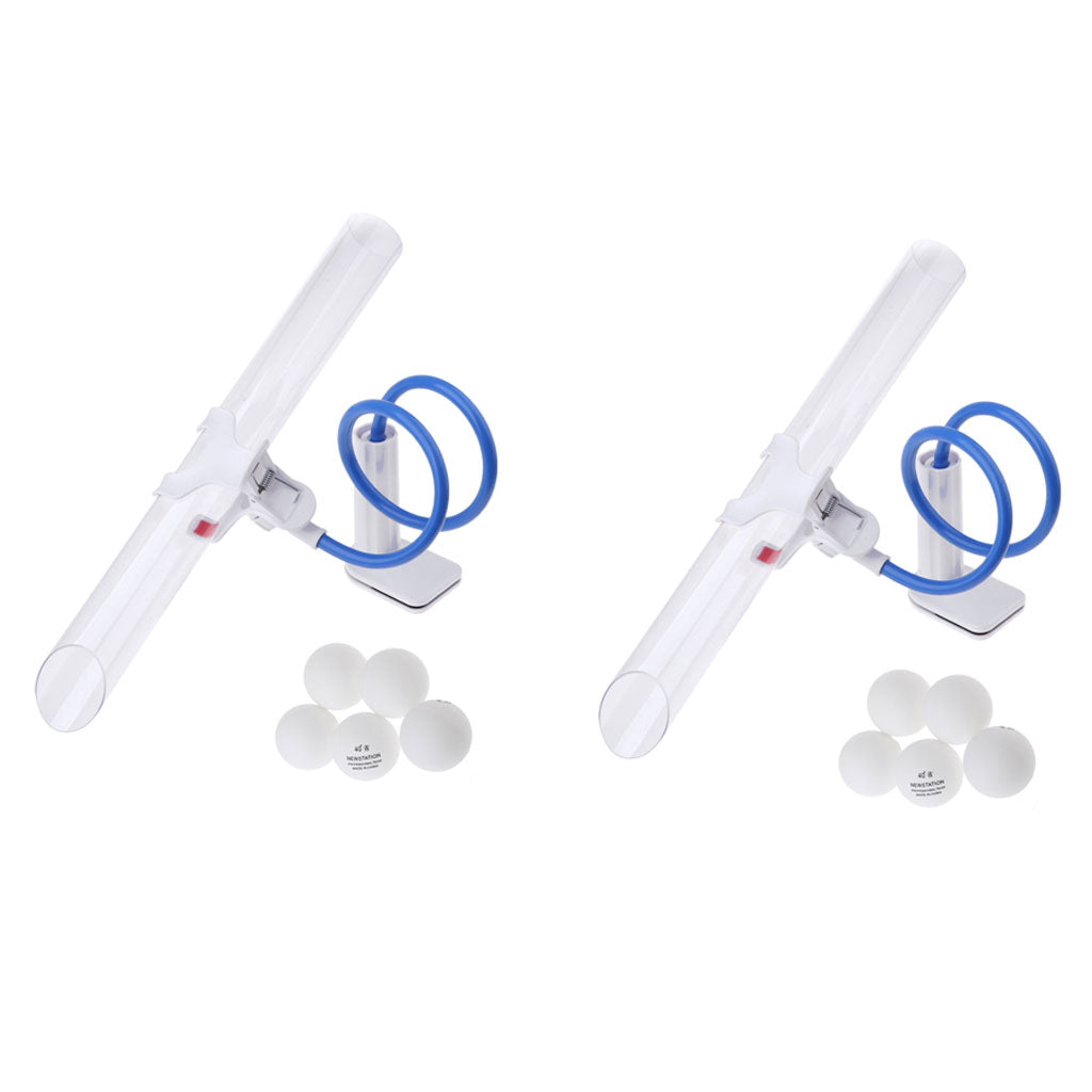2 Set Fixed Table Tennis Ping Pong Training Rapid Rebound Robot Trainer Tool