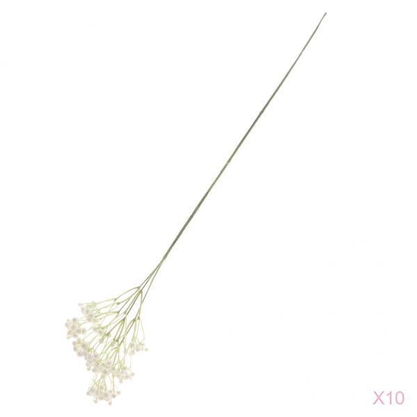 10PCS Artificial Gypsophila Baby's Breath Flower Home Wedding Decor White