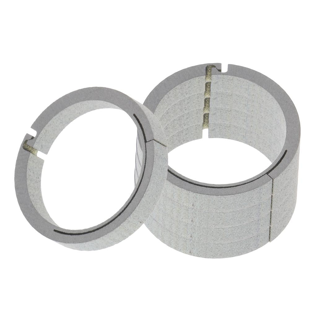 5pcs Titanium Round Keychain Carabiners Spring Snap Hook Clip Silver 18mm