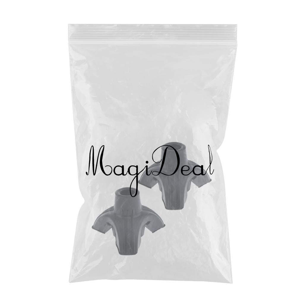 2 Pieces Tripod Rubber Replacement Tip For Cane Walking Stick Crutches 16mm