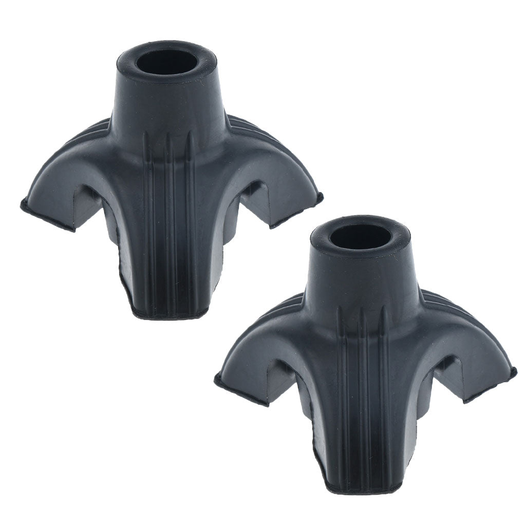 2 Pieces Tripod Rubber Replacement Tip For Cane Walking Stick Crutches 16mm