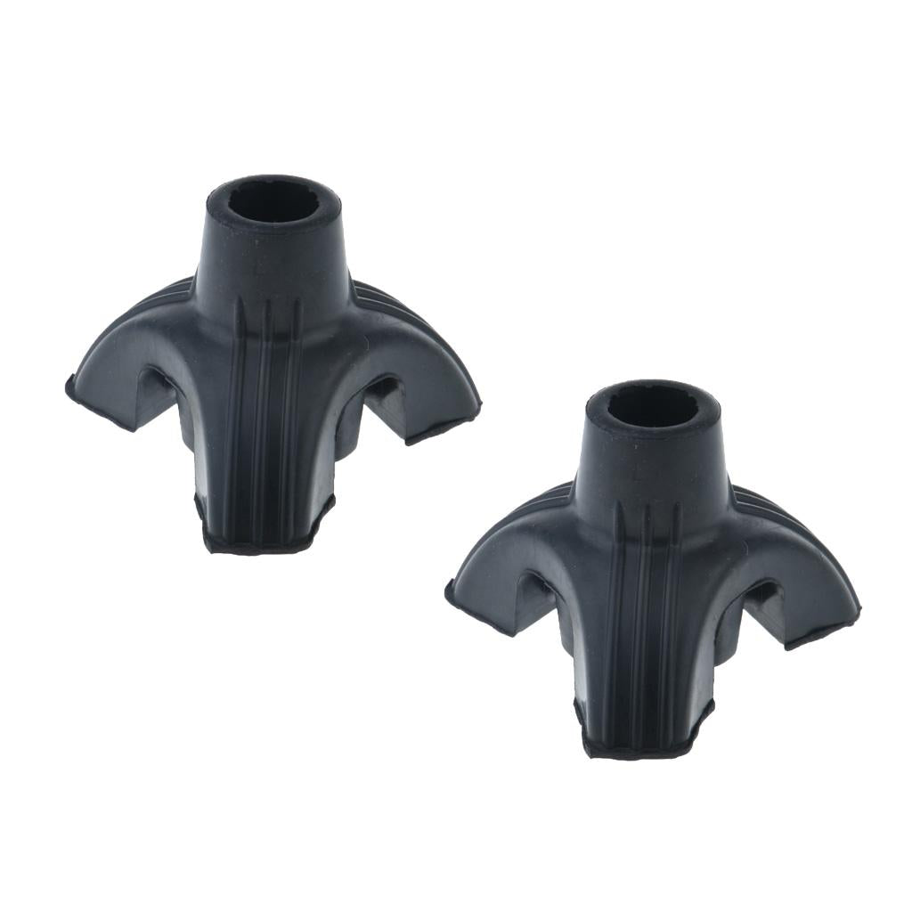 2pcs Tripod Rubber Replacement Tip For Cane Walking Stick Crutches 19mm