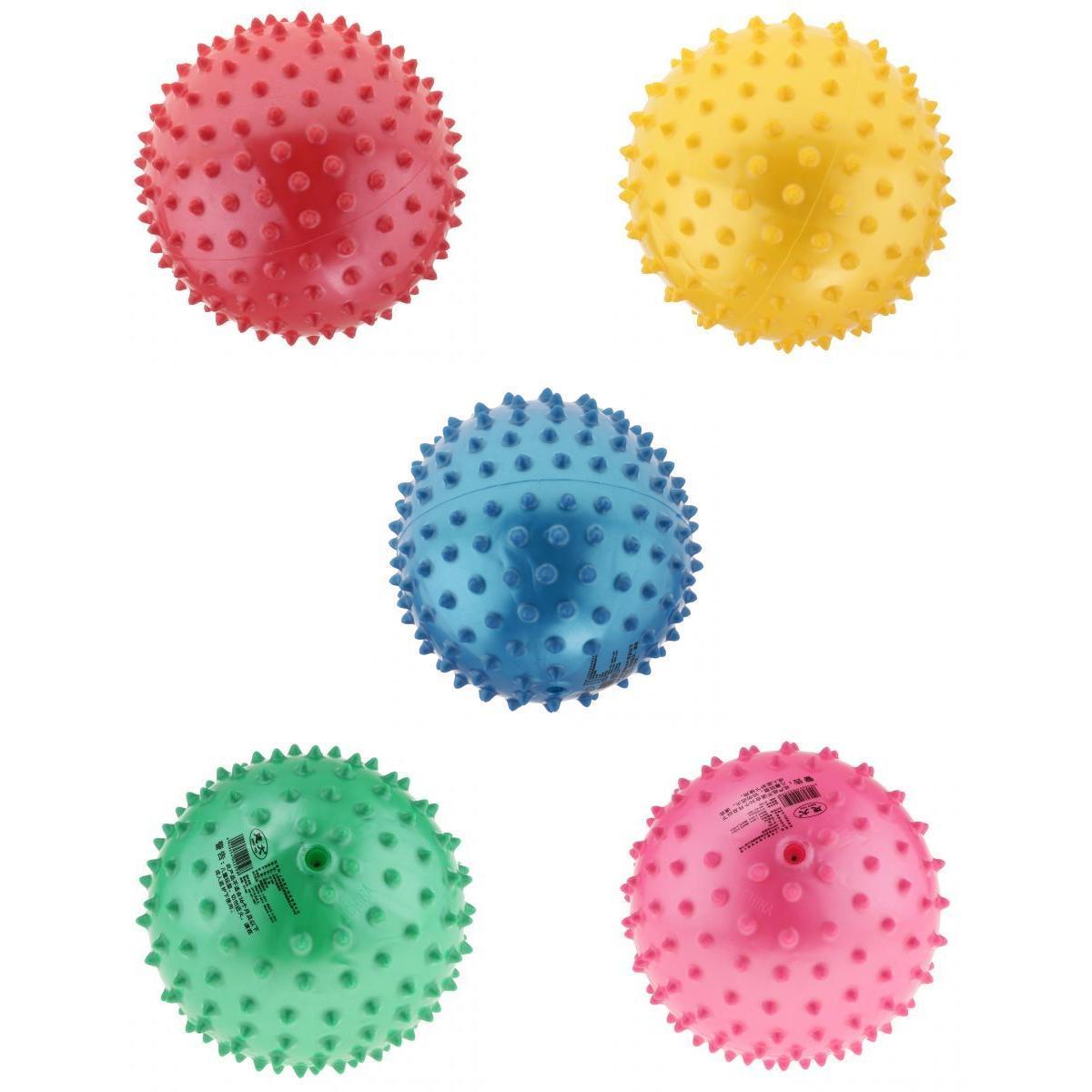 5PCS 6 Inch PVC Inflated Knobby Bouncy Ball Massage Sensory Ball Kids Toy